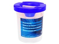 Picture of Pinselbecher / Wasserbecher mit Auslaufschutz, mit roten oder blauen Deckel (2fach sortiert)