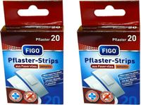 Afbeelding van Pflaster-Strips sensitiv 20-teilig in 4 Größen, mikroperforiert, wasserabweisend, latexfrei