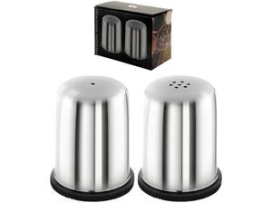 Picture of Salz und Pfeffer Set, Edelstahl, d 4cm 5 cm hoch, im Geschenkkarton