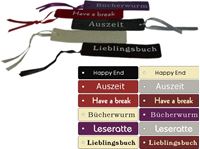 Изображение Lesezeichen aus Filz mit trendigen Sprüchen,, 12fach sortiert, 14x0,3x3 cm