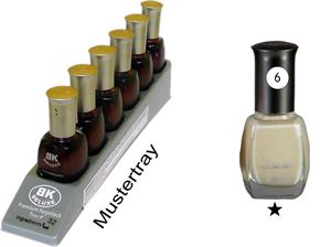 Изображение Nagellack BK DELUXE Premium Farbe 06 Inhalt 15 ml, im 6er Tray von BK COSMETIC