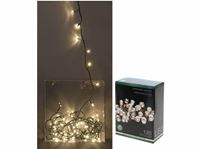 Изображение Lichterkette 120 LED, warmes weiß für aussen, Kunststoff, Länge 1200 cm, im Karton verpackt