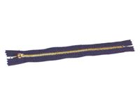 Picture of Reißverschluss aus Messing, 18 cm und 20 cm, 12fach sortiert, (für Farbschlüssel hier klicken)