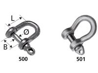 Picture of Schäkel 500 / 12 mm, handelsüblich gerade verzinkt