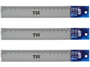 Изображение Lineal 17 cm aus Kunststoff, glasklar, Federmappengröße !!!
