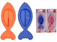 Изображение Badthermometer für Babybadewasser rosa und blau, auf Blister verpackt 15 x 5,6 x 1,2 cm groß