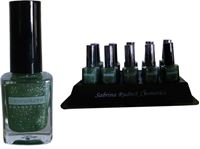 Εικόνα της Nagellack SRC Farbe 27 Hellgrün Glitzer Inh. 12 ml, Inhalt 9 ml von Sabrina Rudnik Cosmetics