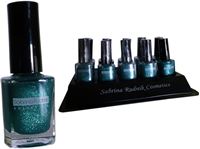 Εικόνα της Nagellack SRC Farbe 31 Türkisgrün Glitzer 12 ml,, Inhalt 9 ml von Sabrina Rudnik Cosmetics