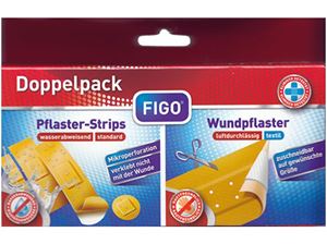 Picture of Pflaster Doppelpack Wundpflaster textil + Plaster-Strips standard