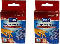 Afbeelding van Pflaster Fingerverband 12 x 2 cm 10er Pack, elastisch und stabil in Faltschachtel