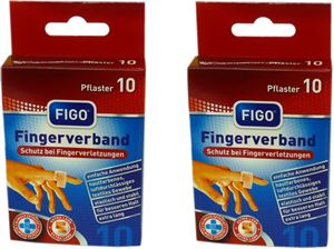 Picture of Pflaster Fingerverband 12 x 2 cm 10er Pack, elastisch und stabil in Faltschachtel
