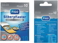 Afbeelding van Silberpflaster natürlich antibakteriell 10er Pack, latexfrei in Faltschachtel