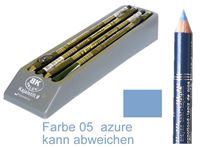 Immagine di Kajalstift BK DELUXE Farbe 05 azure 20 cm, mit Anspitzer im 12er Tray von BK COSMETIC