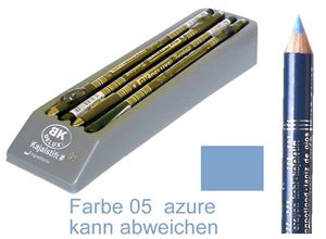 Εικόνα της Kajalstift BK DELUXE Farbe 05 azure 20 cm, mit Anspitzer im 12er Tray von BK COSMETIC