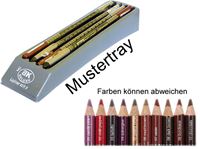 Изображение Lipliner BK DELUXE Farbe 04 20 cm, mit Anspitzer im 12er Tray von BK COSMETIC