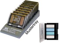 Изображение Lidschatten Quartett BK DELUXE Basic Farbe 02, im 9er Tray von BK COSMETIC