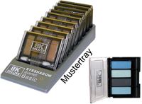 Изображение Lidschatten Quartett BK DELUXE Basic Farbe 03, im 9er Tray von BK COSMETIC