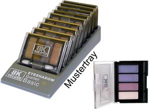 Obrazek Lidschatten Quartett BK DELUXE Basic Farbe 08, im 9er Tray von BK COSMETIC