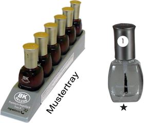 Εικόνα της Nagellack BK DELUXE Premium Farbe 01 Inhalt 15 ml, im 6er Tray von BK COSMETIC