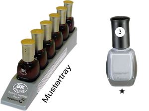 Εικόνα της Nagellack BK DELUXE Premium Farbe 03 Inhalt 15 ml, im 6er Tray von BK COSMETIC
