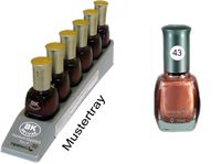 Εικόνα της Nagellack BK DELUXE Premium Farbe 43 Inhalt 15 ml, im 6er Tray von BK COSMETIC