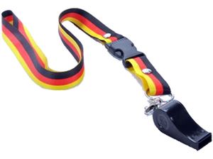 Bild von Halsband Deutschland mit Pfeife, im Headerbeutel, 4 verschiedene Befestigungsmöglichkeiten