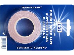 Resim Klebefilm doppelseitig, 12,5 m x 18 mm, transparent, Blisterpackung