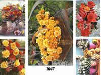 Resim Geburtstags-Karte florale Motive vielfachsortiert, einzeln mit Cuvert in Cellophan verpackt