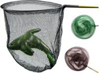 Obrazek Fischnetz / Kescher mit Bambusstiel, Länge: 110 cm, Farben: bunt (Foto abweichend)