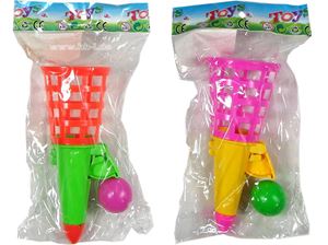 Immagine di Fangball-Spiel mit Ball, 2 Farben sortiert, Größe ca. 15x7x7 cm