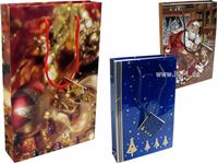 Image de Geschenkbeutel CD/DVD (150x35x229mm), Weihnachten, 6 Motive sortiert, Material: Lackpapier