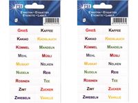 Picture of Etiketten selbstklebend ''Koch- und Backzutaten'', enthält 18 verschiedene Etiketten