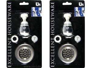 Picture of Wassersparer mit Adapter + Abflusssieb, für alle Wasserhähne auf Blister