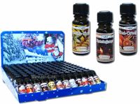 Изображение Duftölsortiment mit 12 Weihnachts- & Winter-Düften, im Verkaufsdisplay mit 144 Fläschen &aacute; 10ml