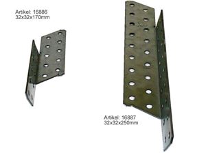 Picture of Sparrenpfettenanker L+R, 32x32x170 x 2,0 mm, verzinkt