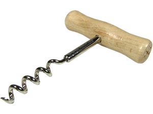 Picture of Spiral - Korkenzieher aus Edelstahl mit Holzgriff, massive nachhaltige Qualität, deutsches Produkt