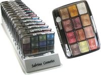 Изображение Lidschatten im Display mit 12 Farben + Applikator, im 15er Displayaufsteller