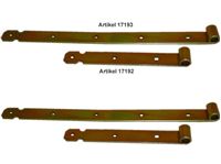 Εικόνα της Ladenband schwer, gelb verzinkt, Länge 300 mm, Stärke 5 mm / für Klobe 16 mm Art.Nr.:17191
