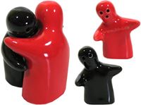 Picture of Salz- & Pfefferstreuer ''Liebespaar'', Größe: 6,5 x 6 x 8 cm, verschieden Farben
