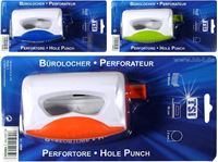 Изображение Locher ''White'', 10 Blatt Stanzleistung, 3 Designs, mit Anschlagschiene, Lochdurchmesser 6 mm