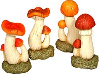 Picture of Pilz - Gruppe 3er , Keramik, rot, orange sortiert, in verschieden Gruppen, Grösse 10x22cm