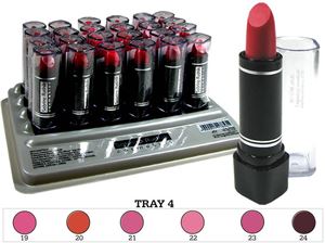Изображение Lippenstift F10 Tray 04 im 24er Display sortiert, von Sabrina Rudnik Cosmetics