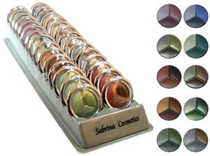 Изображение Lidschatten Trio im 30er Display sortiert, von Sabrina Rudnik Cosmetics