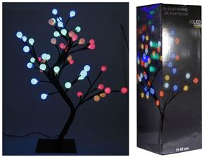 Image de LED Baum 45cm 48 LED bunt 220/240V, in dekorativer Geschenkbox