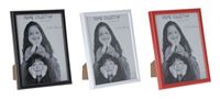 Εικόνα της Foto - Bilderrahmen für Fotos 15 x 20cm, Kunststoff gerundet schwarz,weiß,rot sortiert