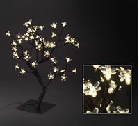 Εικόνα της LED Baum 45cm, 48 LED warmweiss, mit Blüten,nur für innen