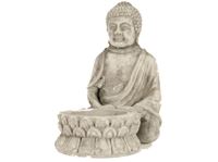 Image de Teelichthalter Buddha 13cm hoch, 11cm tief, Geschenkbox