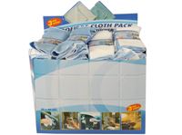 Εικόνα της Microfaser Reinigungstuch 35x30cm 3er Pack, 96 Packs im Display
