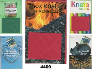 Изображение Glückwunsch-Karte für Geldgeschenke, Fachhandelskarten im 30er Verkaufsdisplay