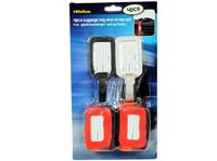 Εικόνα της Koffergurte 160x5cm mit Kofferanhänger 4er Set, 2 Gurte + 2 Kofferanhänger Blisterpackung